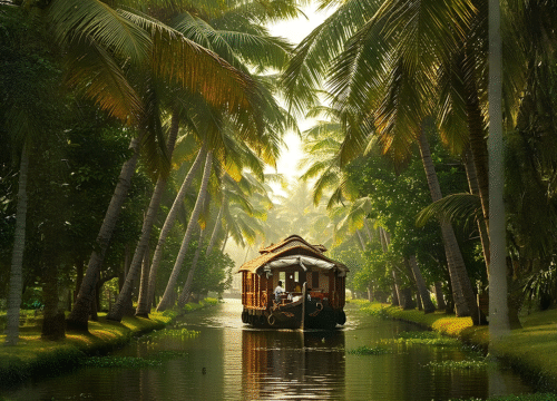 Serene Honeymoon at Alleppey